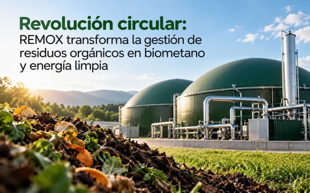 Revolución circular: REMOX transforma los residuos orgánicos en biometano y energía limpia